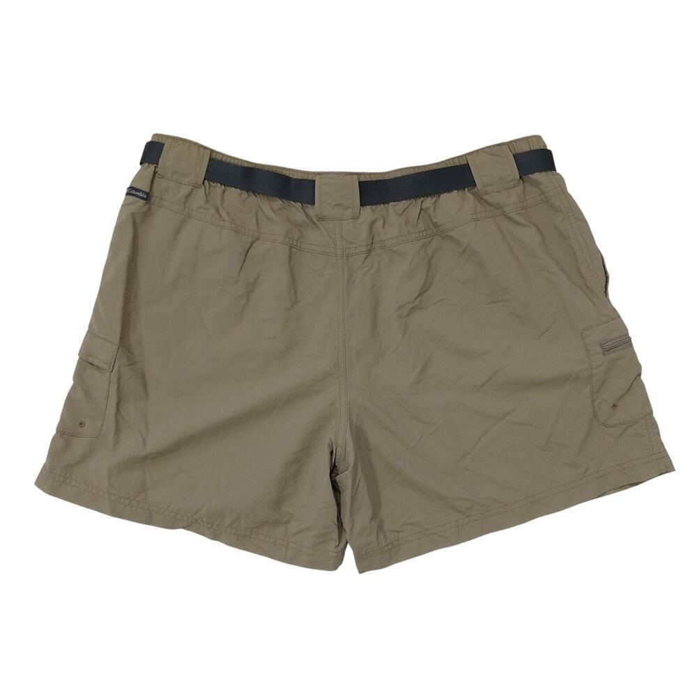 Vintage Y2K Columbia Womens Shorts Size XL High Rise Hiking GORPcore Belted - Picture 8 of 8